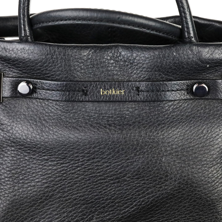 Botkier Black Leather Leroy Satchel Bag