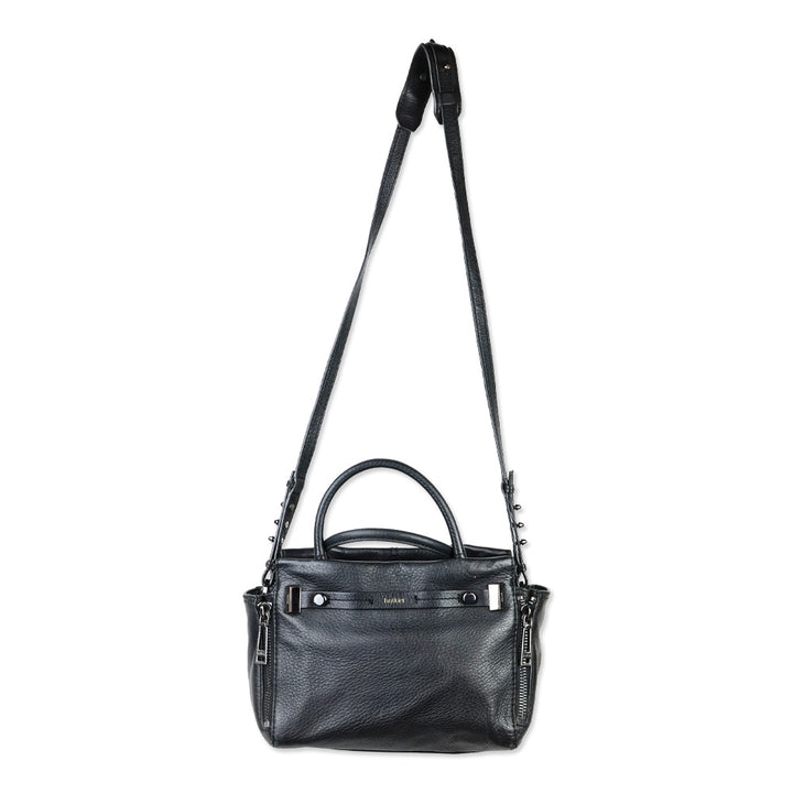Botkier Black Leather Leroy Satchel Bag