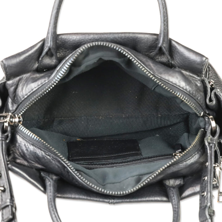 Botkier Black Leather Leroy Satchel Bag