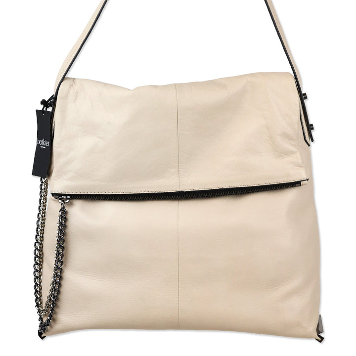 Botkier Irving Latte Leather Hobo Bag