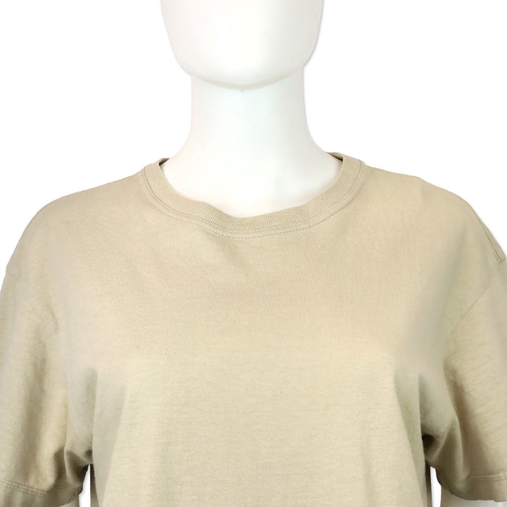 Bottega Veneta Beige Cotton T-Shirt Top