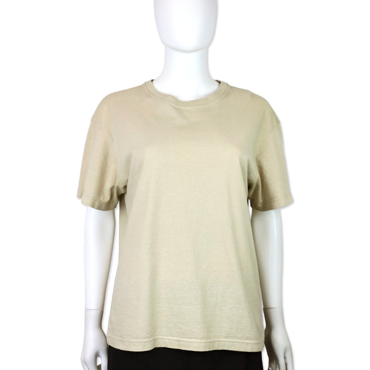 Bottega Veneta Beige Cotton T-Shirt Top