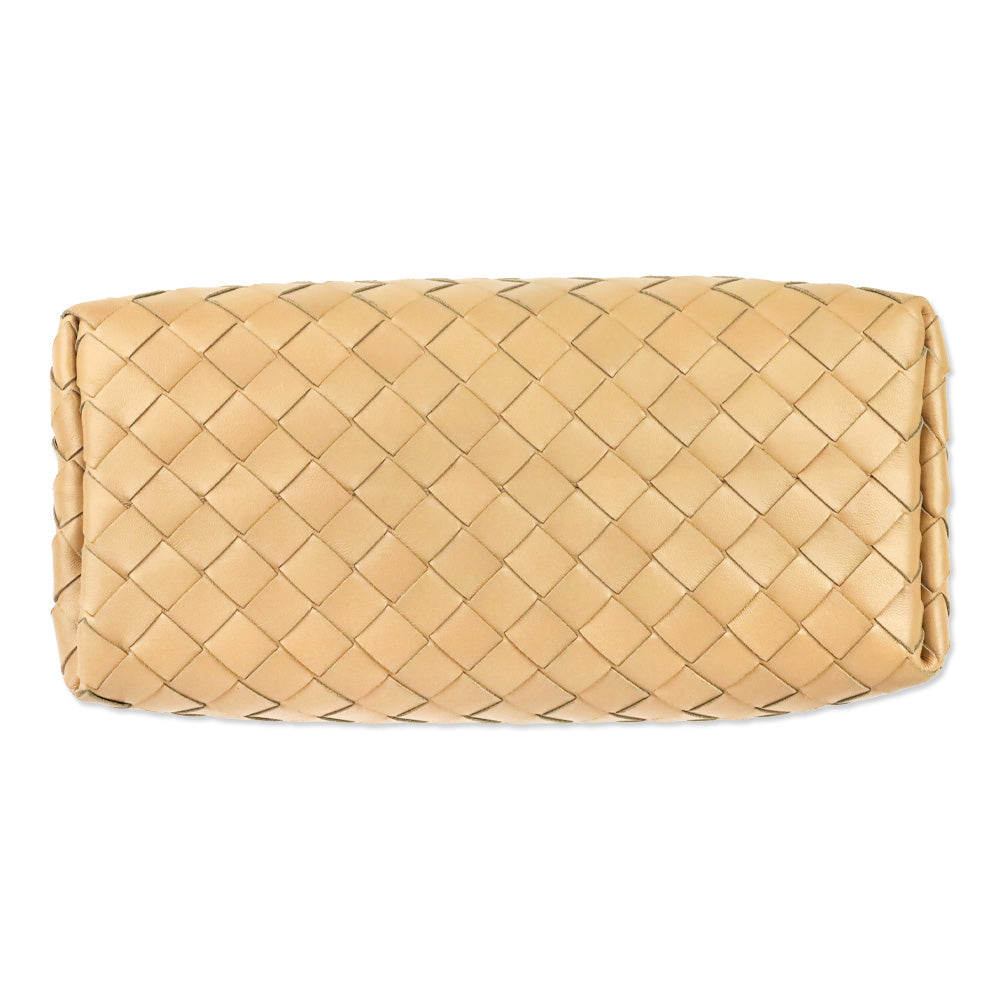 Bottega Veneta Beige Intrecciato Leather Mini Tote Crossbody Bag