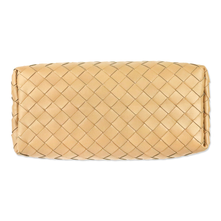 Bottega Veneta Beige Intrecciato Leather Mini Tote Crossbody Bag