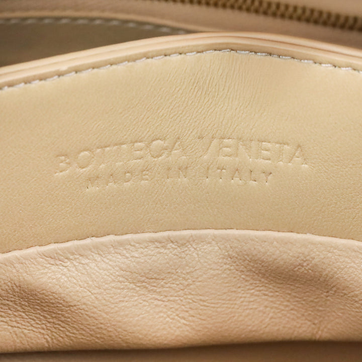 Bottega Veneta Beige Intrecciato Leather Mini Tote Crossbody Bag