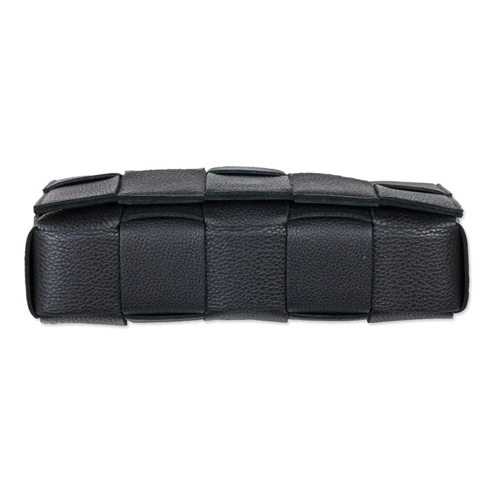 Bottega Veneta Black Maxi Intrecciato Cassette Bag