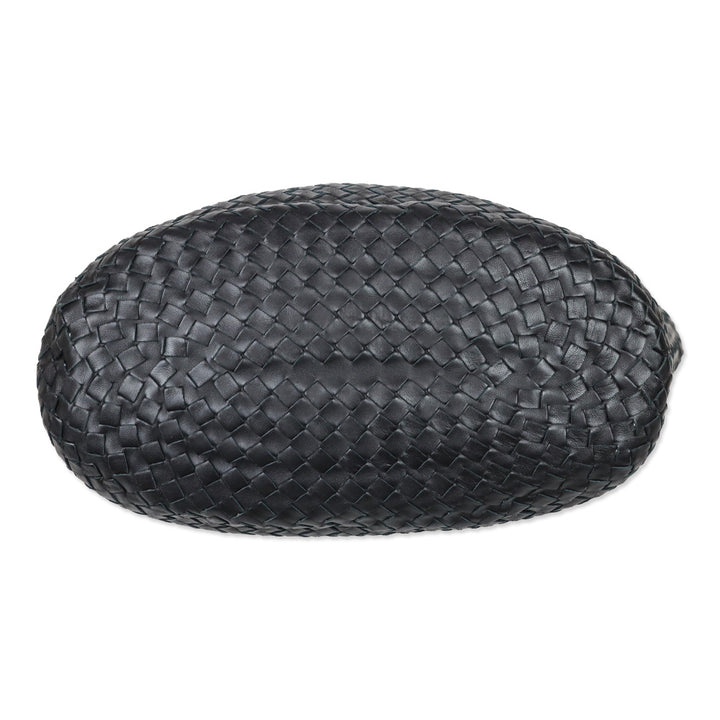 Bottega Veneta Black Nappa Intrecciato Bucket Bag