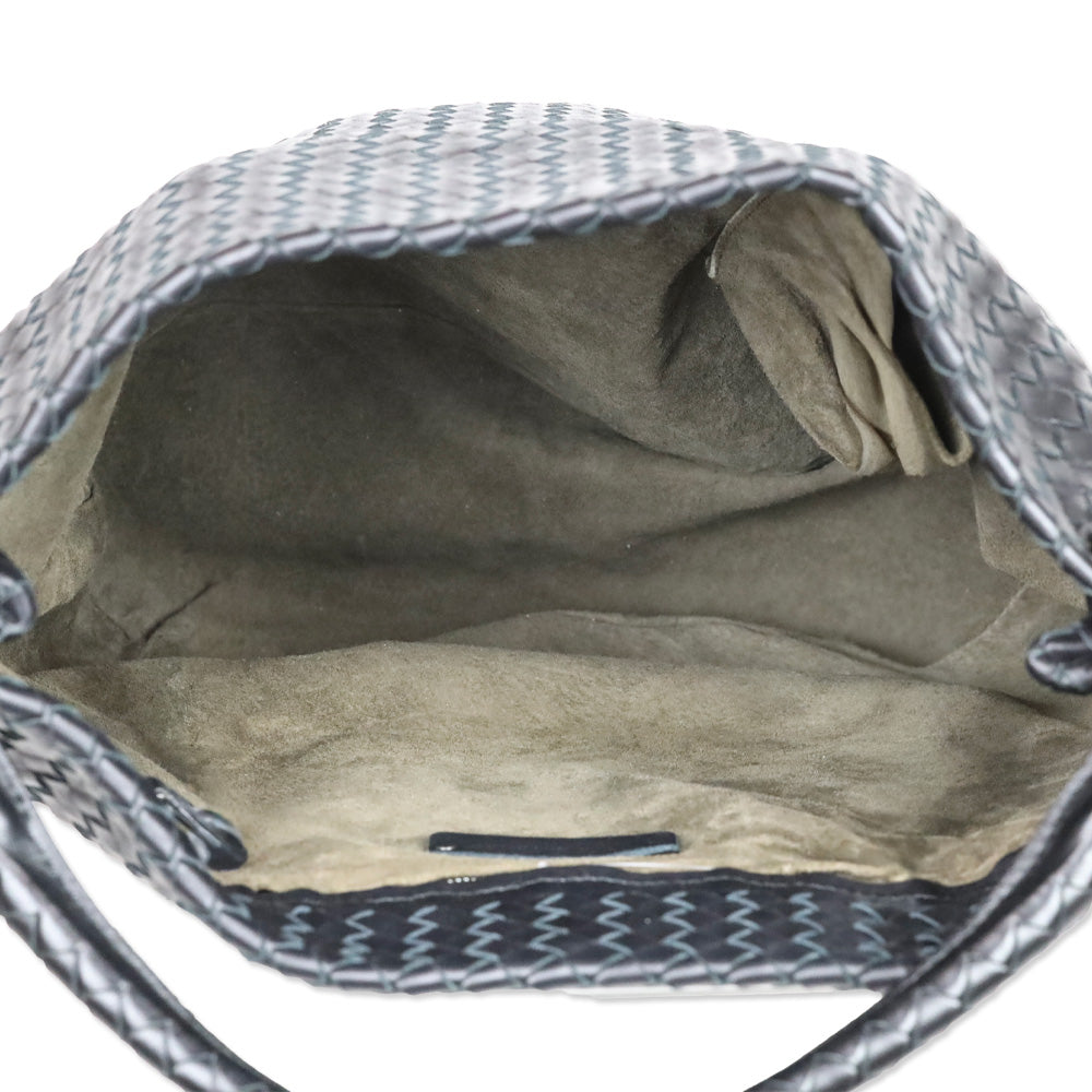 Bottega Veneta Black Nappa Intrecciato Bucket Bag