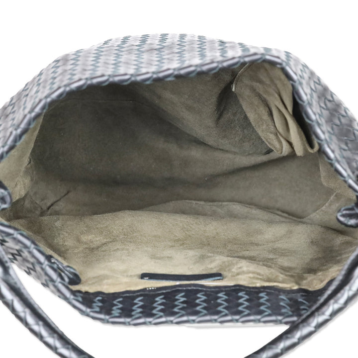 Bottega Veneta Black Nappa Intrecciato Bucket Bag