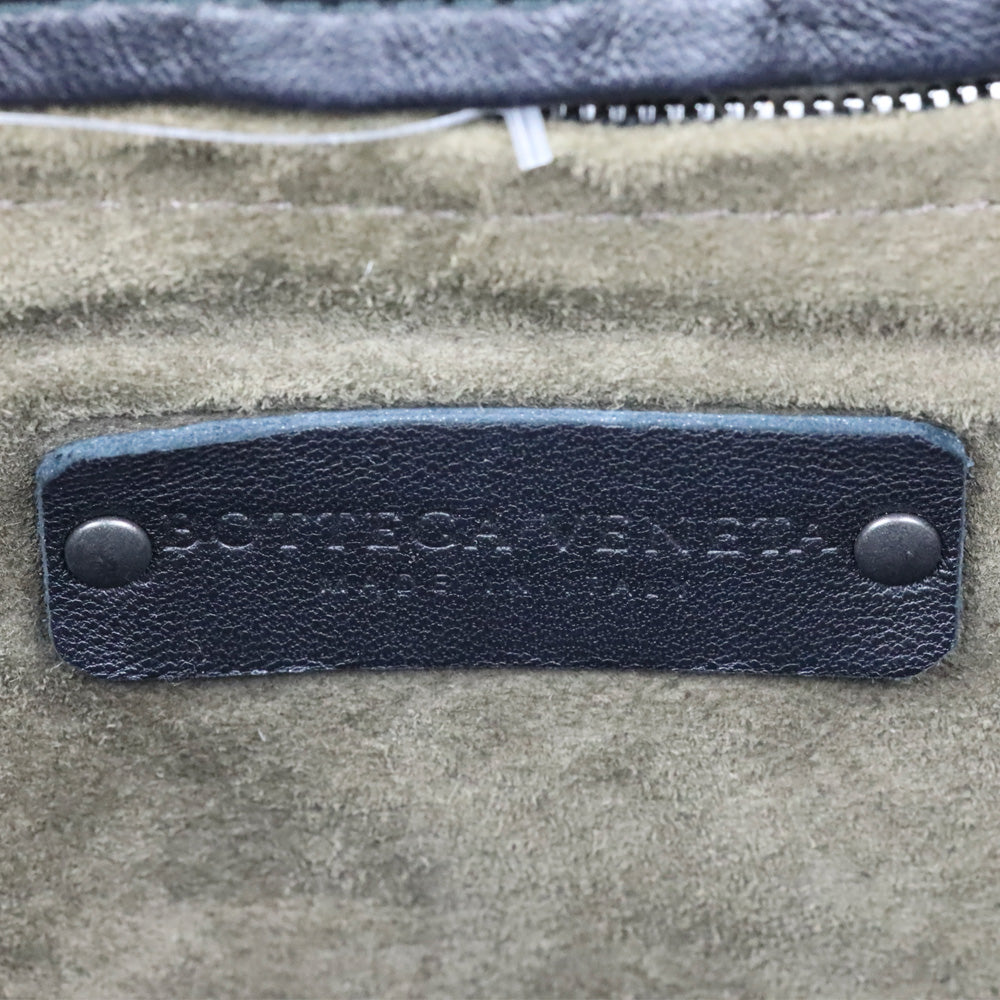 Bottega Veneta Black Nappa Intrecciato Bucket Bag