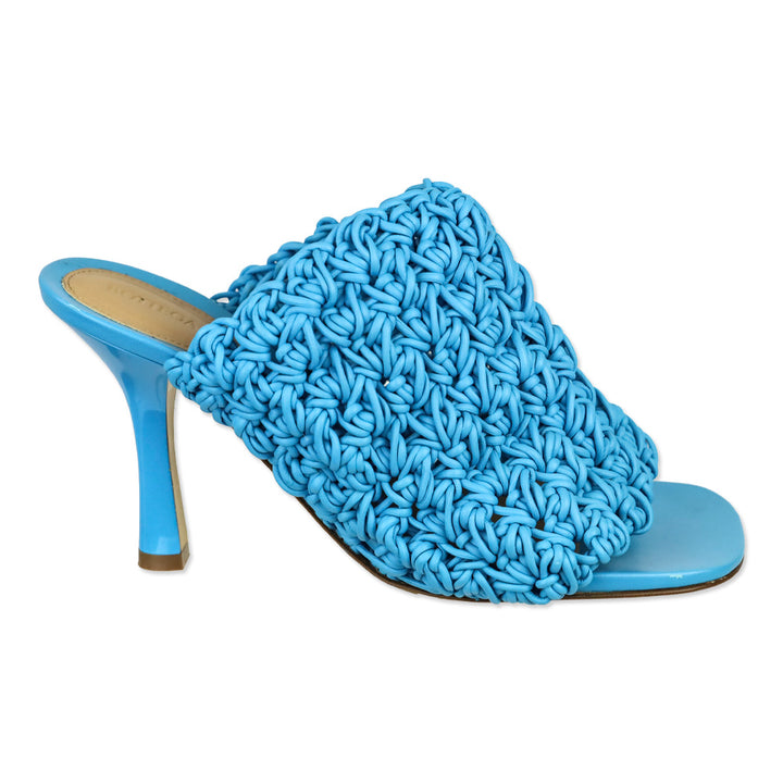 Bottega Veneta Blue Leather The Board Leather Sandal