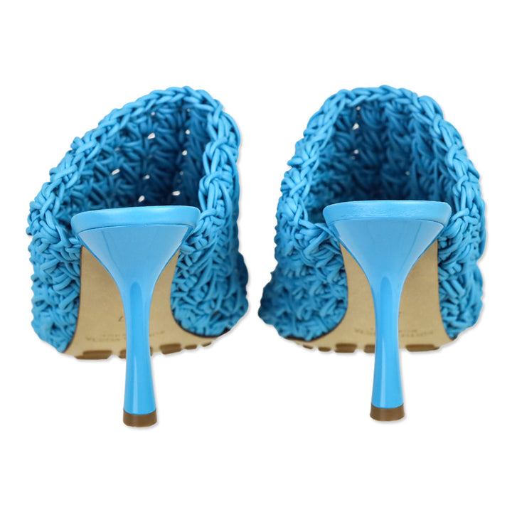 Bottega Veneta Blue Leather The Board Leather Sandal