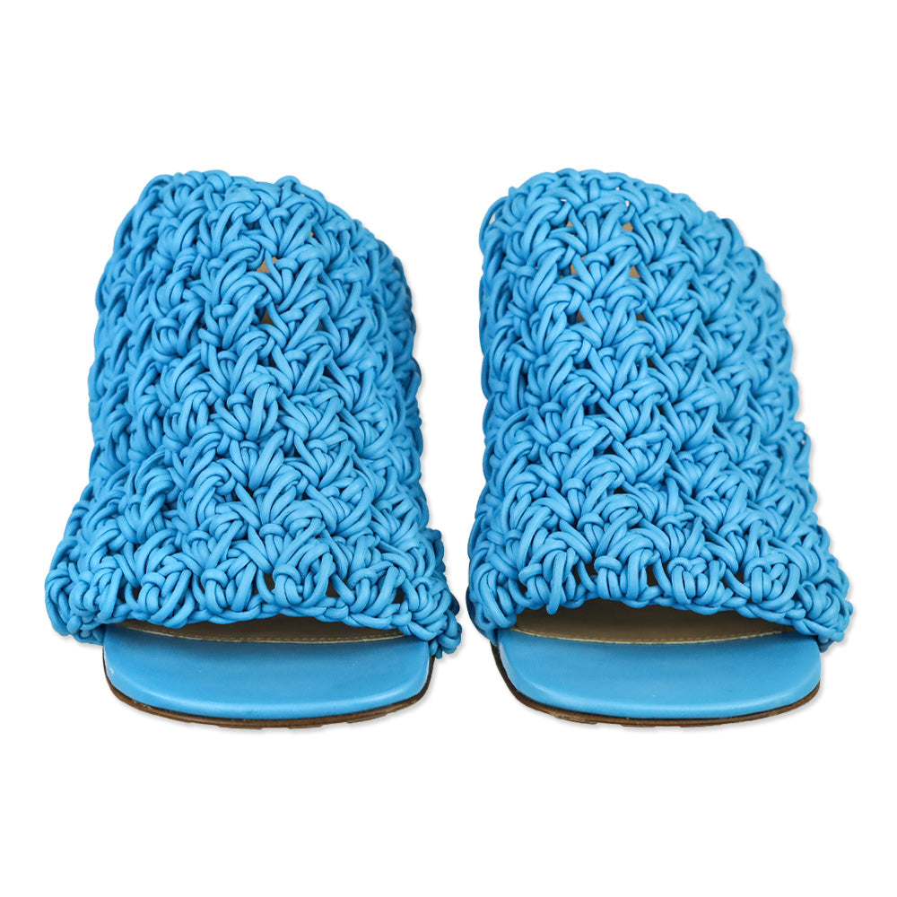 Bottega Veneta Blue Leather The Board Leather Sandal