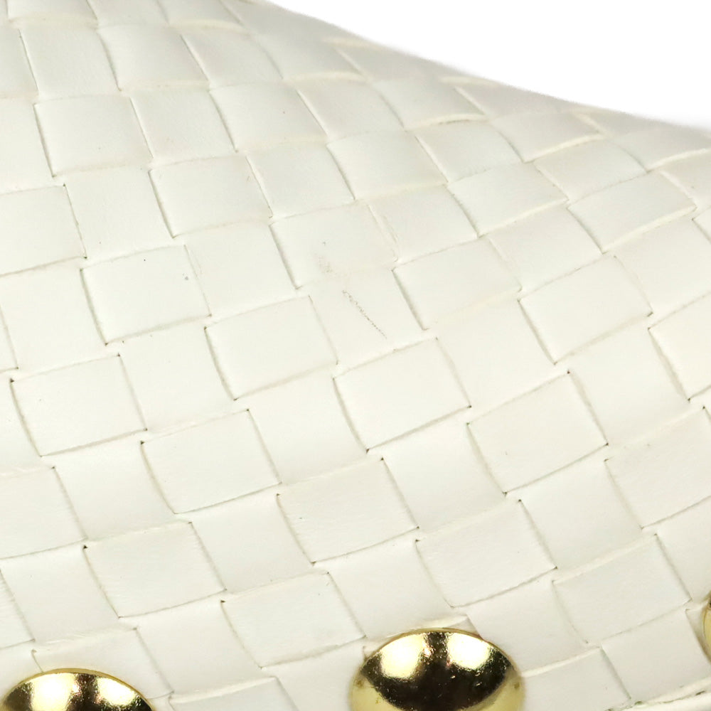 Bottega Veneta Gondola Alabaster Intrecciato Leather Clog Mules