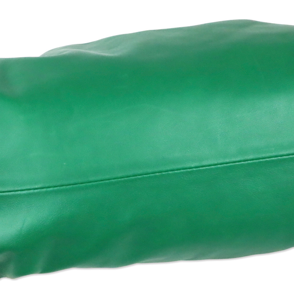 Bottega Veneta Green Calf Leather The Chain Pouch