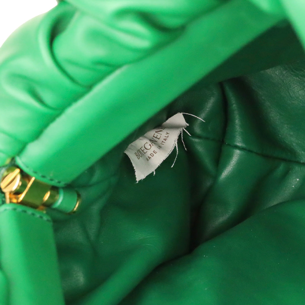 Bottega Veneta Green Calf Leather The Chain Pouch