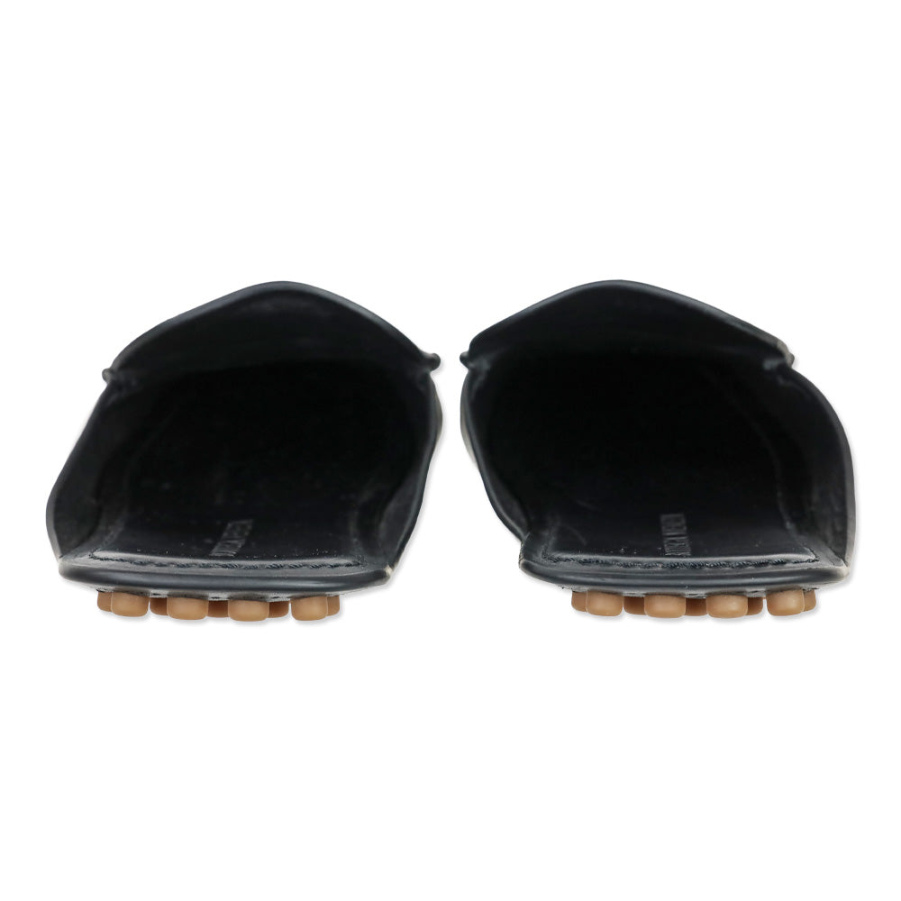 Bottega Veneta Intrecciato Leather Driving Mules