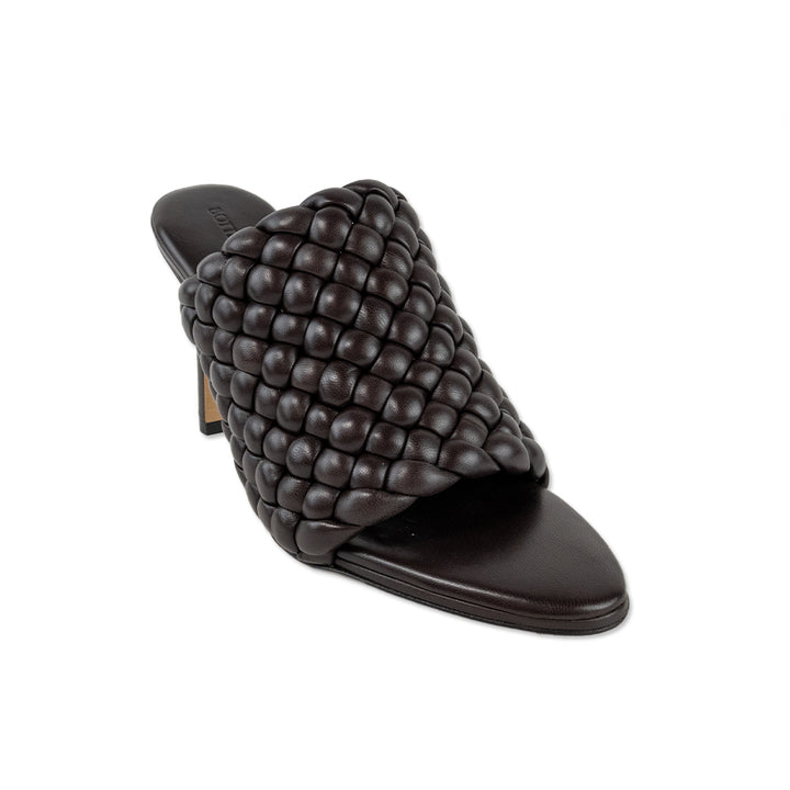 Bottega Veneta Nappa Padded Intreccio The Curve Heels