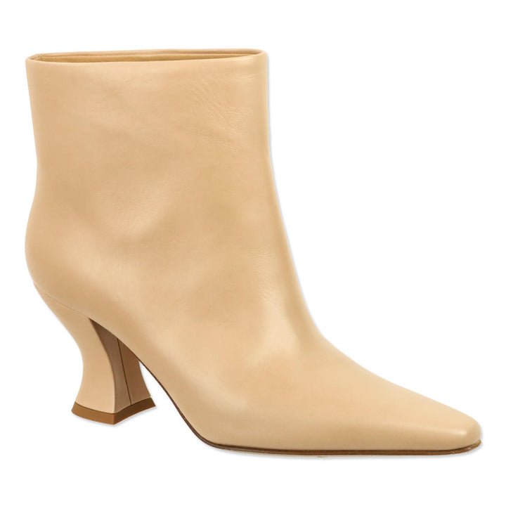 Bottega Veneta Nude Cloud Leather Ankle Boots