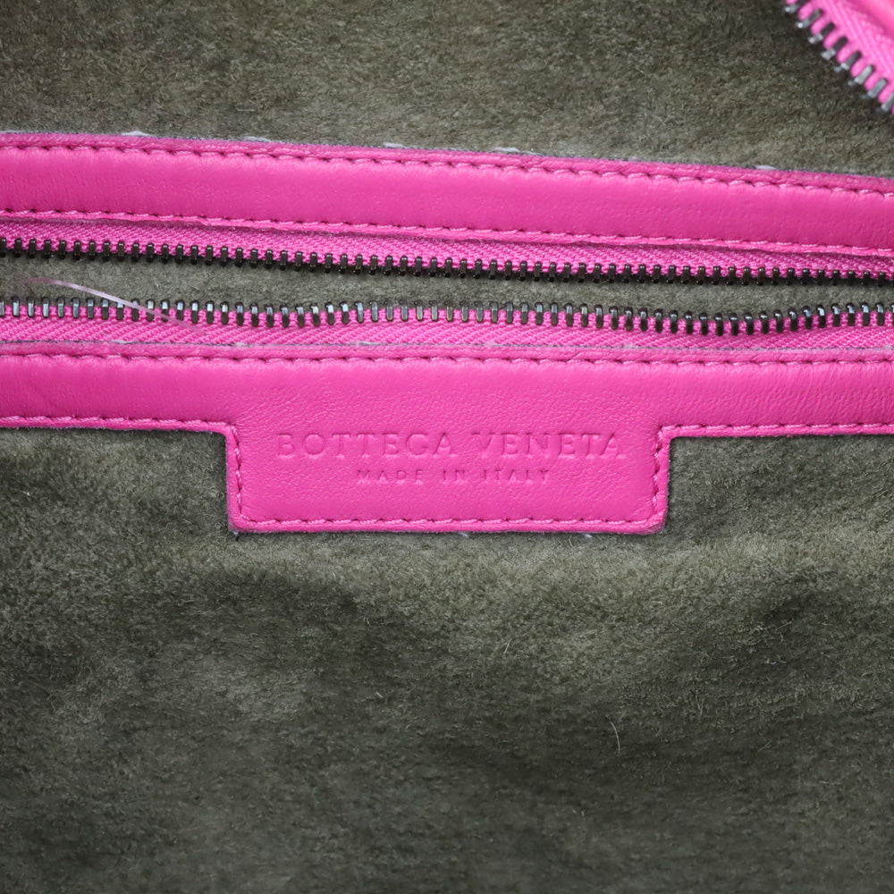 Bottega Veneta Pink Fuchsia Intrecciato Nappa Hobo Bag