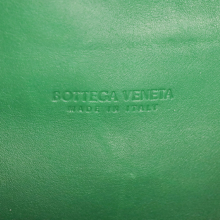 Bottega Veneta Racing Green Leather Belt Chain Pouch