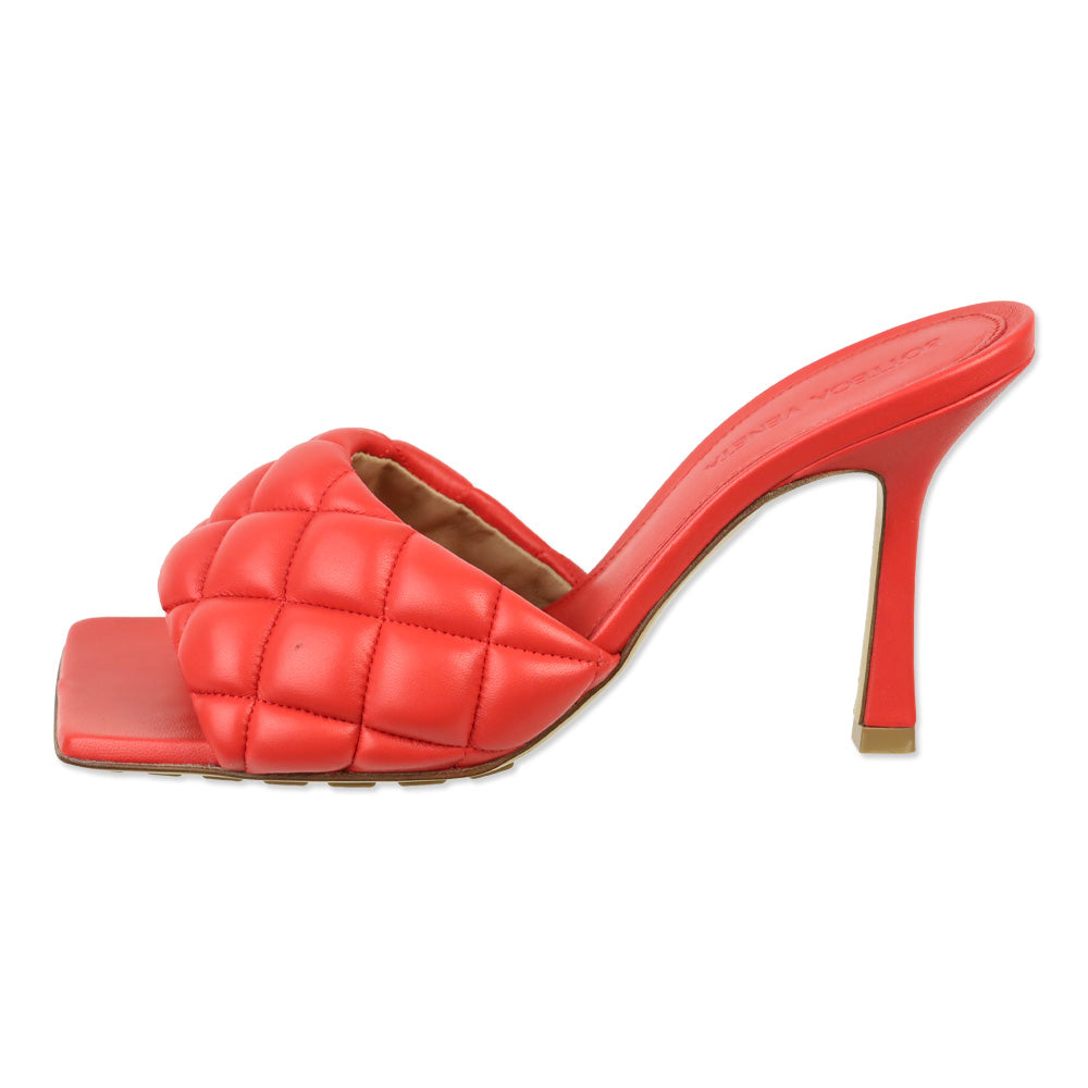 Bottega Veneta Sunburst Nappa Maltese Padded Sandal