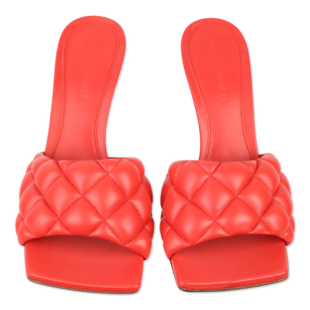 Bottega Veneta Sunburst Nappa Maltese Padded Sandal