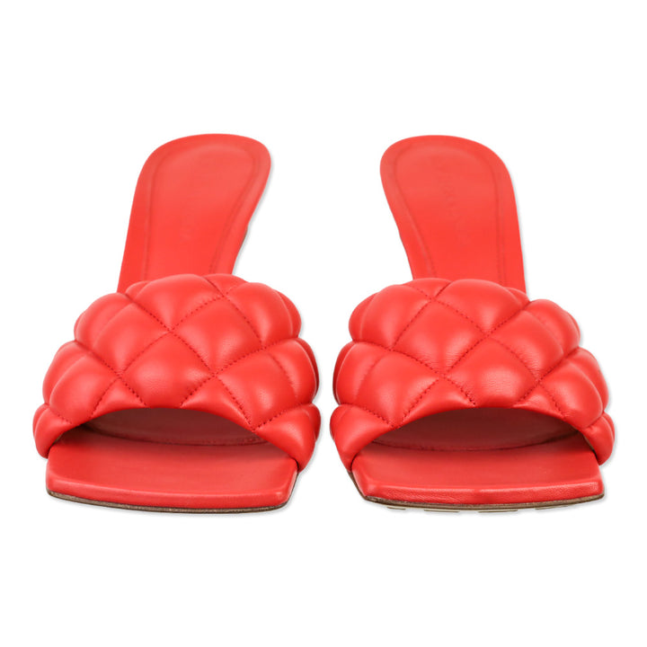 Bottega Veneta Sunburst Nappa Maltese Padded Sandal