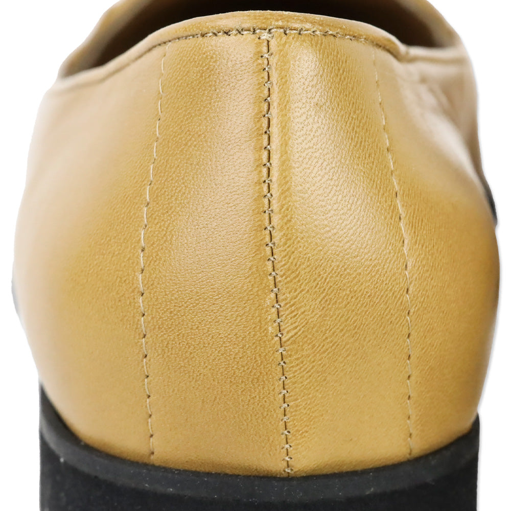 Bottega Veneta Tan Sahara Intrecciato Leather Loafer
