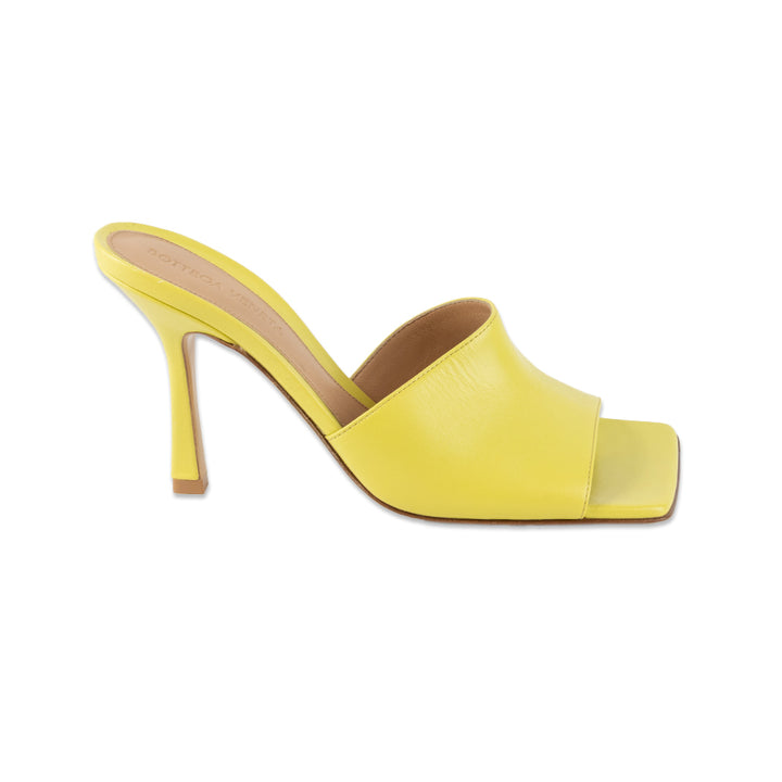 Bottega Veneta Yellow Leather Stretch Mule