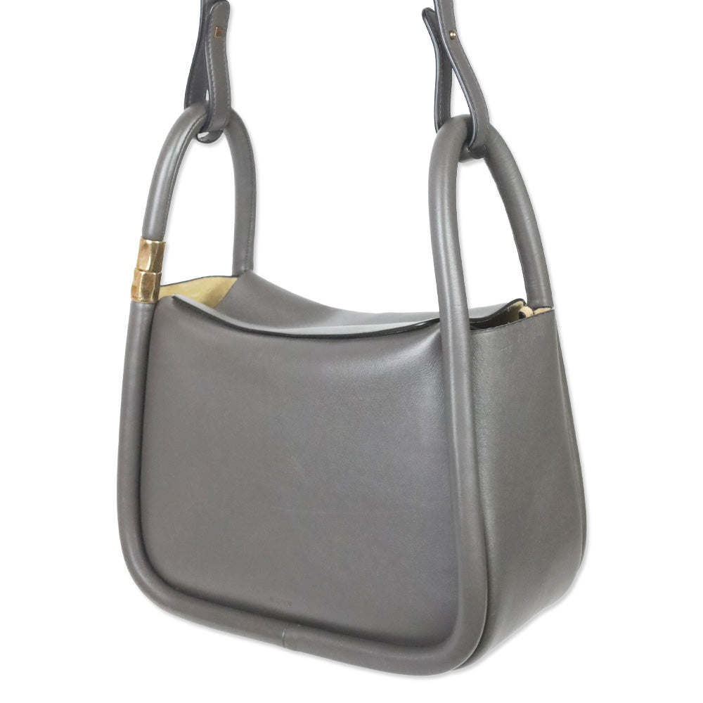 Boyy Wonton 20 Grey Leather Handbag