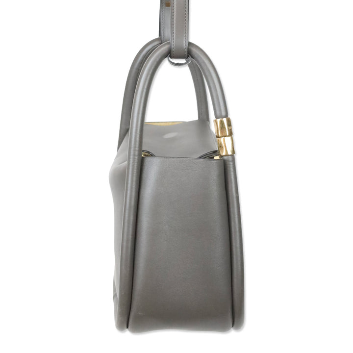 Boyy Wonton 20 Grey Leather Handbag