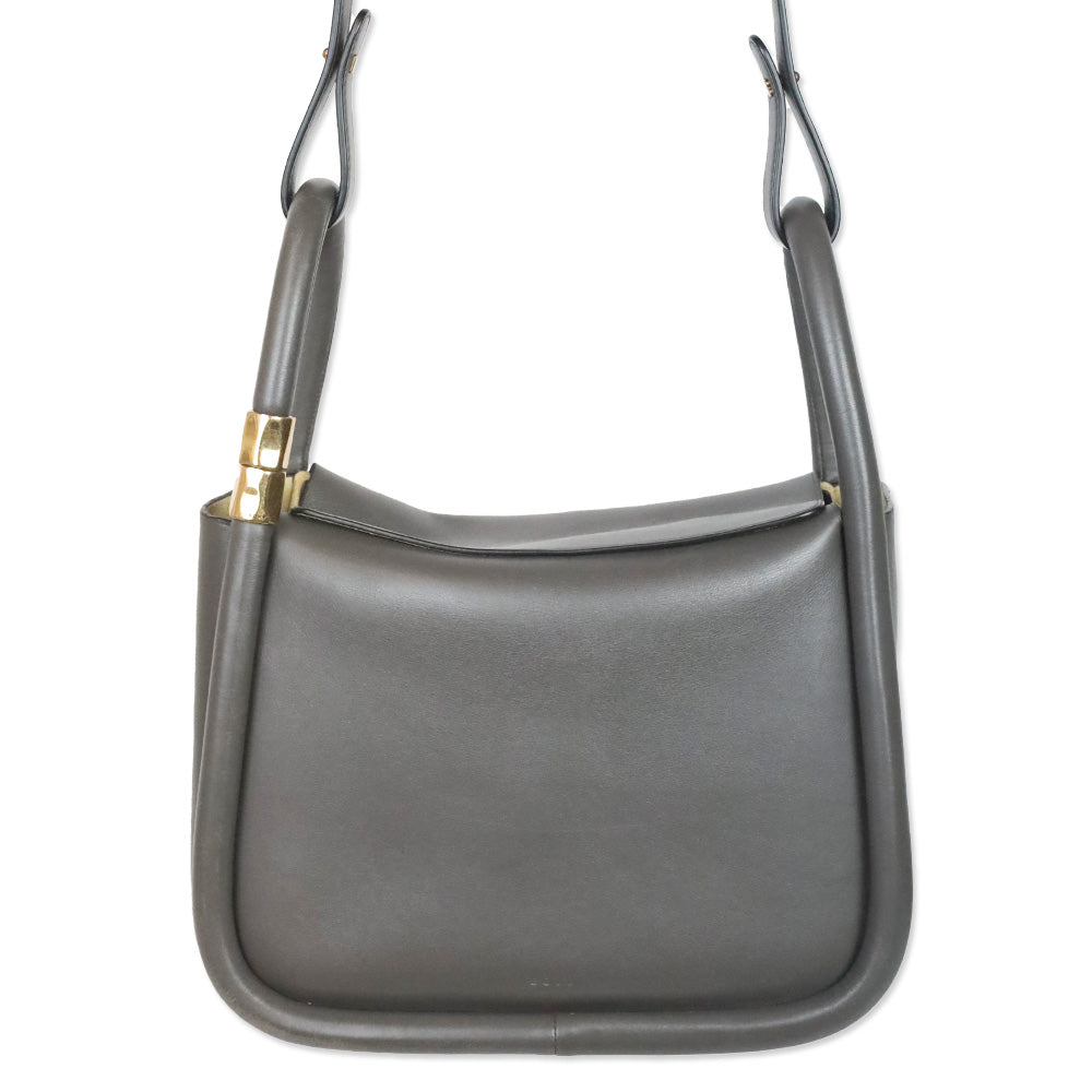 Boyy Wonton 20 Grey Leather Handbag