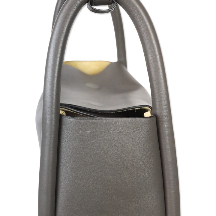 Boyy Wonton 20 Grey Leather Handbag