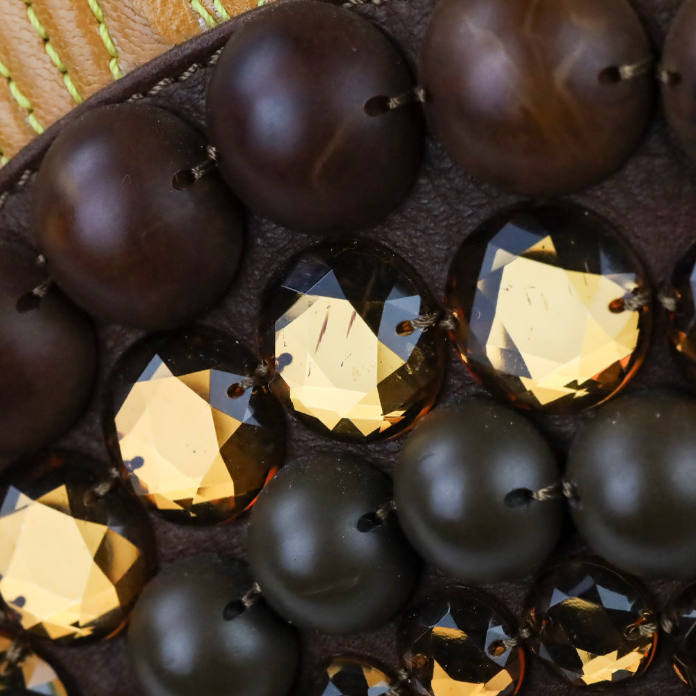 Braccialini Sunflower Leather Top Handle Bag