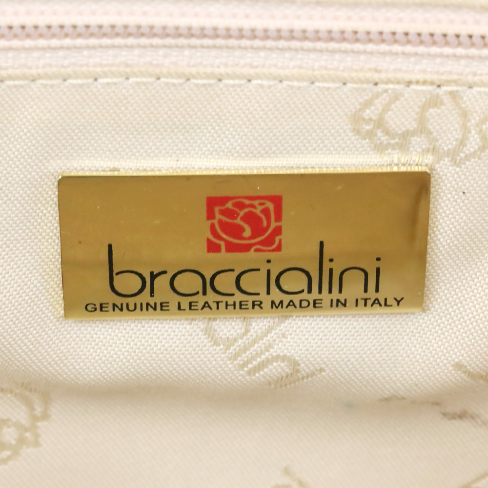 Braccialini Sunflower Leather Top Handle Bag