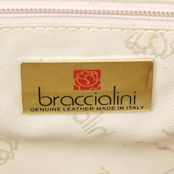 Braccialini Sunflower Leather Top Handle Bag
