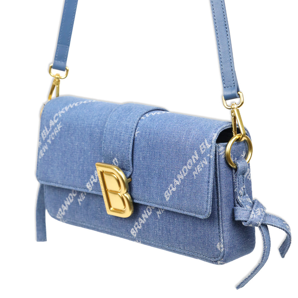 Brandon Blackwood Denim Nia Bag