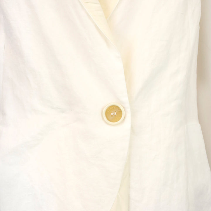 Brunello Cucinelli Cream Silk Vest