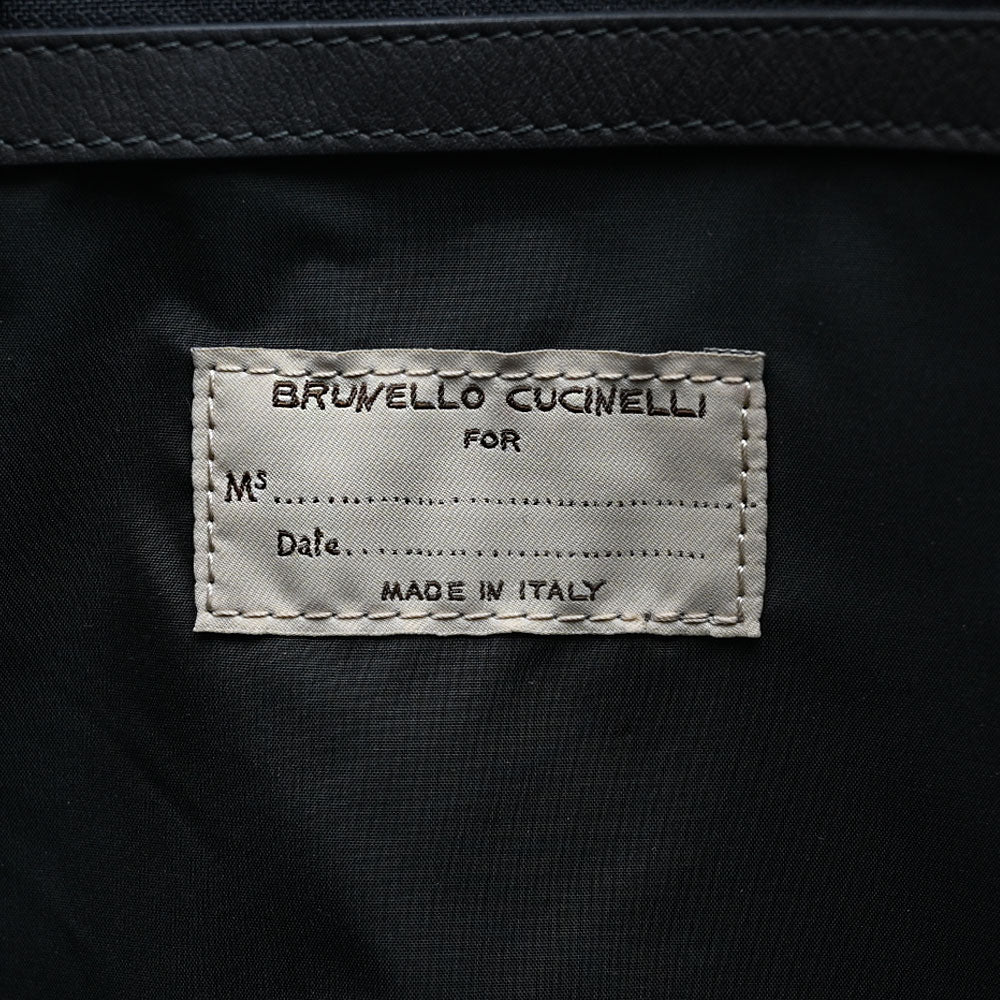 Brunello Cucinelli Dark Denim & Monili Tote Bag