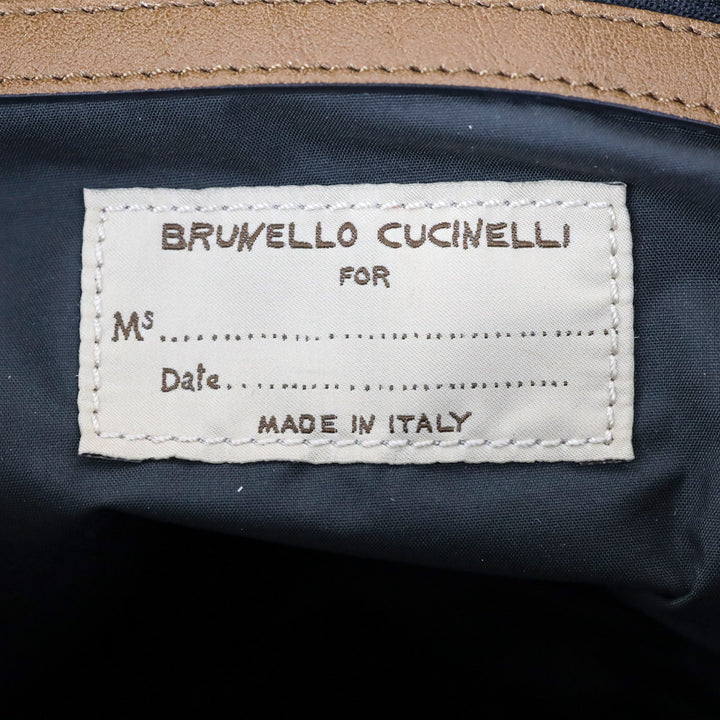 Brunello Cucinelli Light Brown PVC Large Shopper Tote