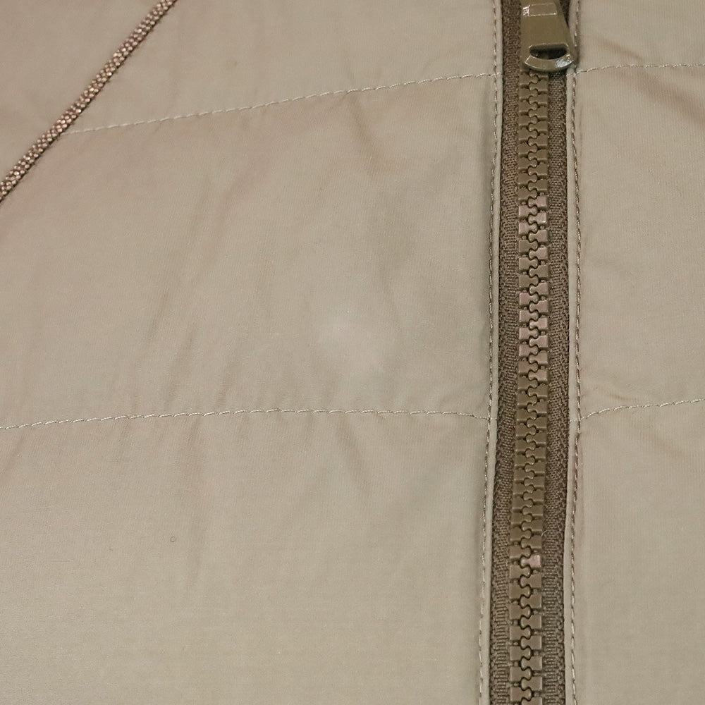 Brunello Cucinelli Tan Puffer Monili Trim Zip Vest