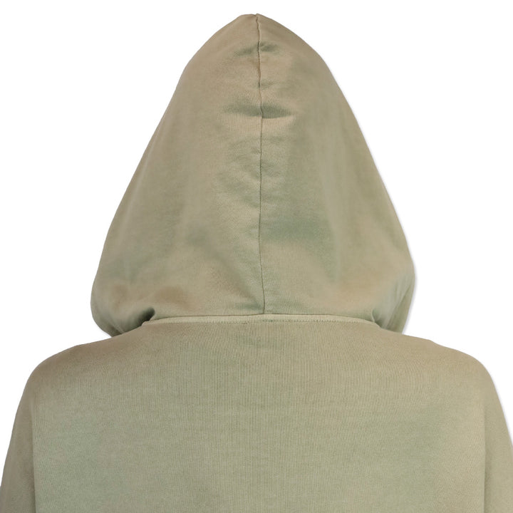 Brunello Cucinelli Taupe Short Sleeve Zip Up Hooded Sweater