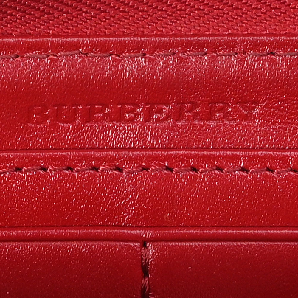 Burberry Haymarket Check Ziggy Zip Wallet