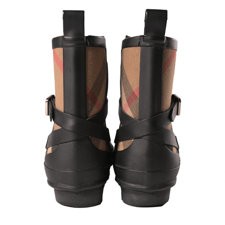 Burberry House Check Ankle Rain Boots