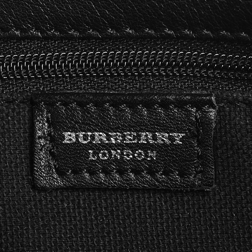 Burberry Small Black Leather Toggle Shoulder Bag
