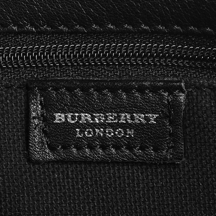 Burberry Small Black Leather Toggle Shoulder Bag