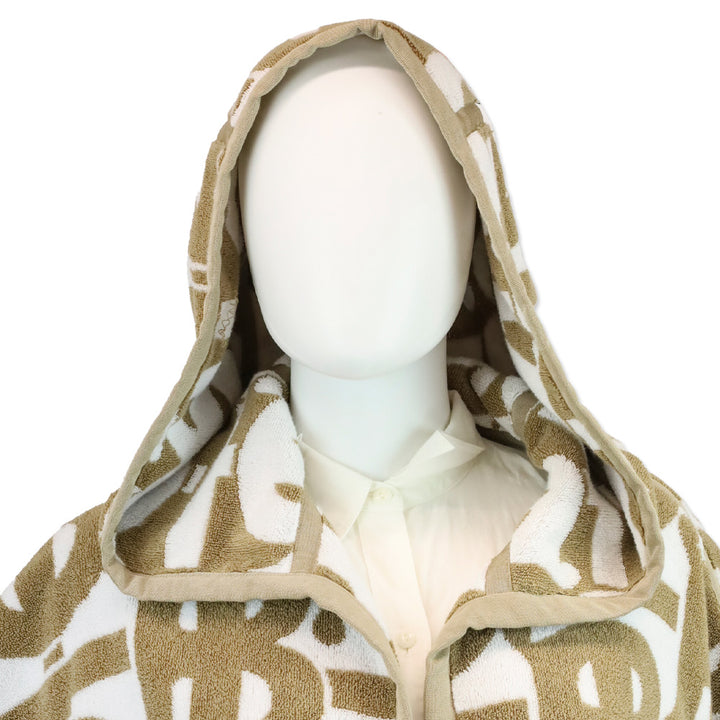 Burberry Archive Beige TB Monogram Jacquard Towel Carla Cape