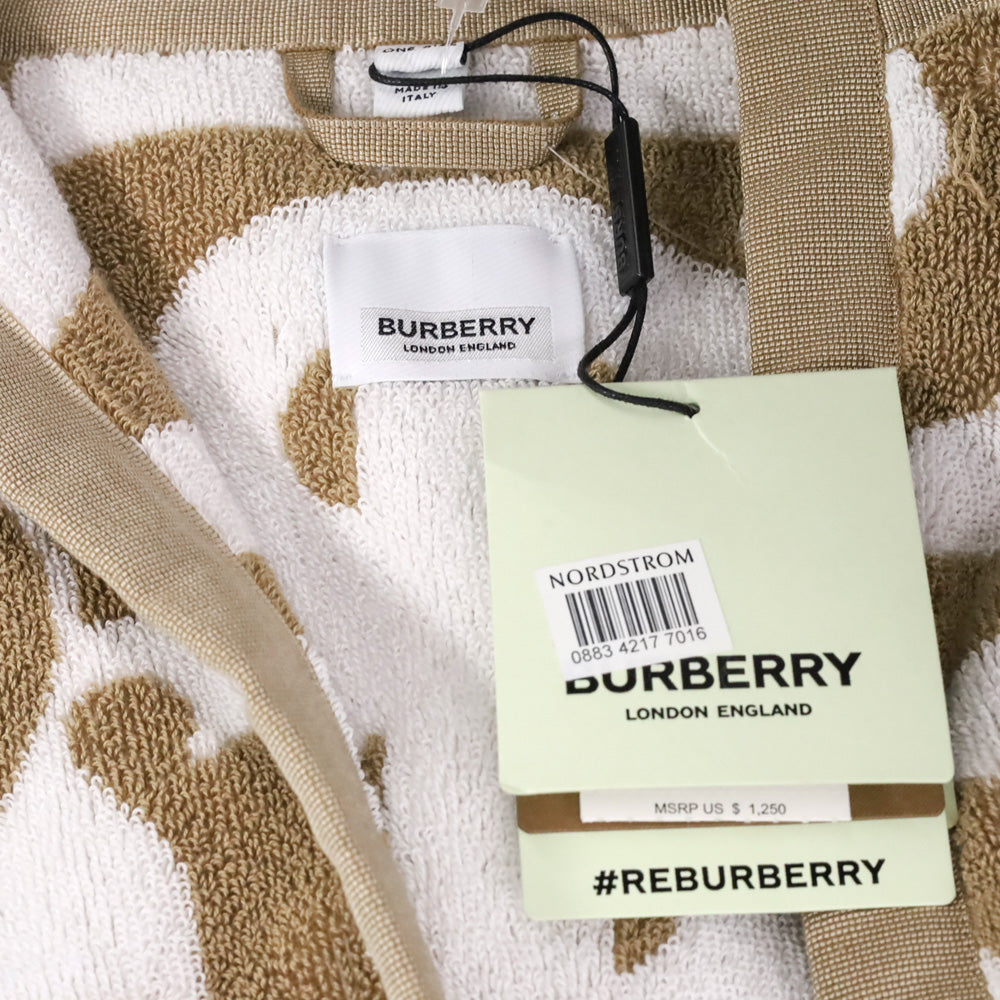 Burberry Archive Beige TB Monogram Jacquard Towel Carla Cape