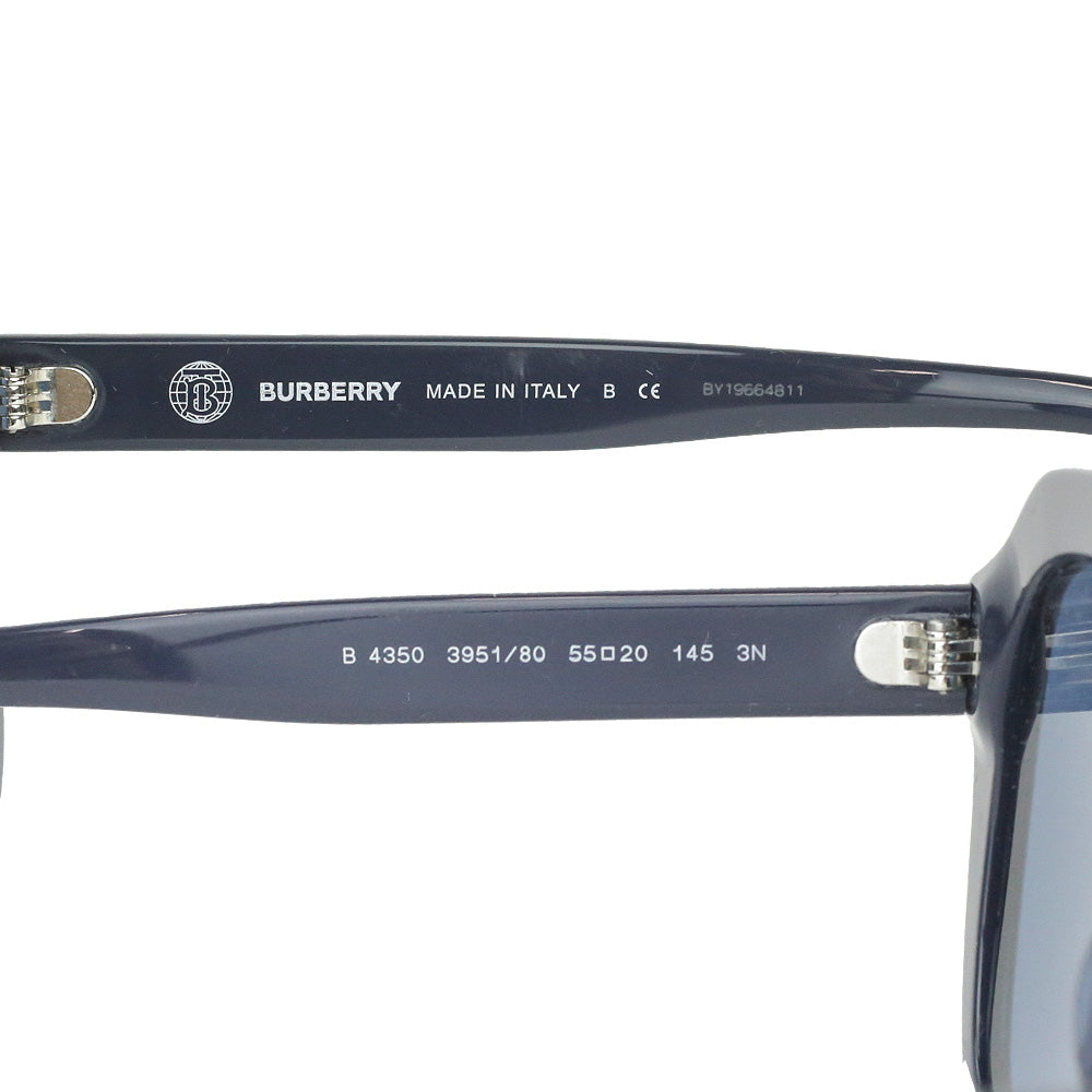Burberry Astley Dark Blue Acetate Square Sunglasses
